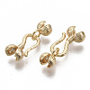 Brass Hook and S-Hook Clasps KK-S354-225-NF-1