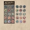 15Pcs PU Imitation Leather Stickers STIC-P018-A01-1