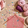 35Pcs Butterfly & Flower DIY Knitting Tool Sets HJEW-NB00055-5