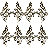 Ethnic Style Flower Pattern Computerized Embroidery Appliques PATC-WH0010-36C-1