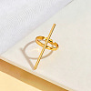 304 Stainless Steel Cuff Open Rings WG03894-02-1