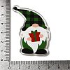 Printed Christmas Theme Acrylic Pendants OACR-L018-10E-3