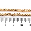 Electroplated Synthetic Non-magnetic Hematite Beads Strands G-H027-B01-02-5