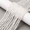 Natural Quartz Crystal Beads Strands G-C226-B05-4mm-1