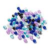 Baking Painted Crackle Glass Beads DGLA-X0006-8mm-03-2