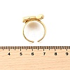 Brass Cuff Rings for Women RJEW-F184-08G-G-5