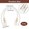 2Pcs PU Leather Bag Handles DIY-CL0001-95B-2