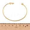304 Stainless Steel Micro Pave Clear Cubic Zirconia Cuff Bangles SA-C001-02B-G-3