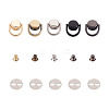 10 Sets 5 Colors Zinc Alloy Bag Lifting Ring FIND-GN0001-08-1