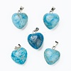 Natural Apatite Pendants X-G-I311-A22-1