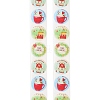 500Pcs Christmas Theme Round Stickers AJEW-S090-04G-2