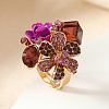 Personality Alloy Rhinestones Ring VB4094-5-1