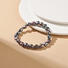 Natural Pearl Beaded Stretch Bracelet for Women BJEW-JB08868-5