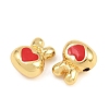 Brass Enamel Beads KK-CBA3297-07A-G-1