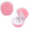 Rose Velvet Jewelry Boxes LS-CON-WH0092-63A-1