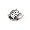 304 Stainless Steel Magnetic Clasps STAS-C127-18C-P-2