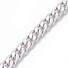 201 Stainless Steel Cuban Link Chains CHS-L020-034A-P-1