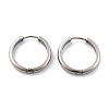 201 Stainless Steel Hoop Earrings EJEW-P304-15B-P-4