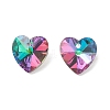 Faceted Glass Charms RGLA-L026-B07-2