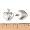 316 Stainless Steel Locket Pendants STAS-K321-21P-3