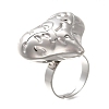 304 Stainless Steel Adjustable Finger Ring RJEW-H244-03P-4