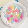 Opaque Acrylic Beads OACR-H038-35-1