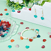 120Pcs 6 Colors Handmade Lampwork Beads LAMP-HS0001-13-5