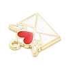 Alloy Enamel Pendants ENAM-D041-05A-3