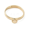 Adjustable Brass Pad Ring Setting KK-K414-01B-G-2