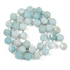 Natural Flower Amazonite Beads Strands G-O201B-116F-4