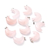 Natural Rose Quartz Pendants G-Z022-02G-1