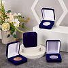 Velvet Badge Storage Gift Boxes CON-WH0092-78A-02-5