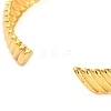 V Shape Rack Plating Brass Micro Pave Cubic Zirconia Cuff Bracelets for Women BJEW-M040-09G-3