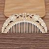 Double Phoenix Alloy Hair Comb Finding PW-WG3768C-03-1