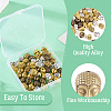 Tibetan Style Alloy Beads TIBEB-CD0001-03-5