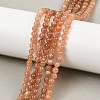 Natural Sunstone Beads Strands G-G066-4mm-1