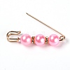 Alloy Crystal Rhinestone Safety Brooches JEWB-WH0016-42-2