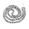 Electroplate Translucent Glass Beads Strands EGLA-N002-26-D03-2