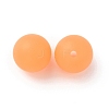 Luminous Round Food Grade Silicone Beads SIL-TAC0007-04F-2