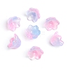 Two Tone Handmade Lampwork Bead Caps LS-HUDU-PW0001-115D-1