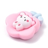 Opaque Resin Cabochons RESI-I037-01-4