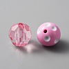 Mixed Style Acrylic and Resin Beads MACR-WH0007-76-2