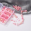 497Pcs 5 Style Rainbow ABS Plastic Imitation Pearl Beads OACR-YW0001-07D-8