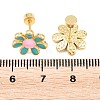 Valentine's Day Brass Stud Earrings EJEW-D359-01G-5
