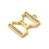 Rack Plating Brass Micro Pave Cubic Zirconia Pendant KK-H449-76G-15-2