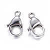 304 Stainless Steel Lobster Claw Clasps STAS-R050-15x9mm-2