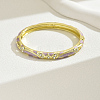 Fashionable Casual Retro Alloy Rhinestone Bangles with Enamel for Women QT6970-5-1