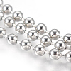 Tarnish Resistant Stainless Steel Ball Chain Necklace Making MAK-L019-01D-P-2