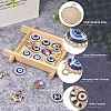 DIY Evil Eye Jewelry Making Finding Kit FIND-TA0002-62-4