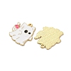 Halloween Alloy Enamel Pendants STAS-I354-01G-I-2